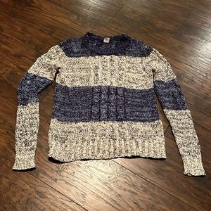 J Crew cable knit sweater ladies size large